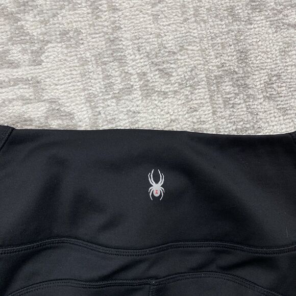 Spyder Leggings Active Black Pull On Stretch Women's Pants Size Medium - Picture 7 of 7